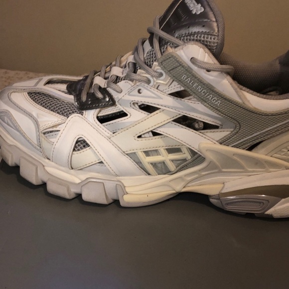 Balenciaga track 2 sneakers white & grey size 11 - Picture 11 of 11